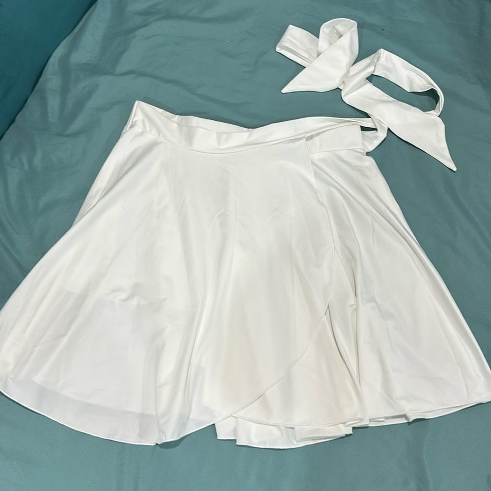 Wrap White Skirt